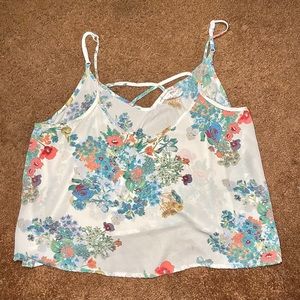 Flowered Crop - Top🌷